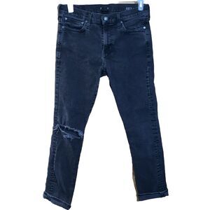 Madewell Jeans Men's 32x32 Skinny Black Jeans Denim Black